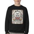 How Many Nights Reading Meme 6 7 Book Lover Youth Crewneck Sweatshirt