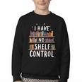 i Have No Shelf Control Book Lovers Book Reading Library Youth Crewneck Sweatshirt
