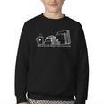 There Is No Such Thing As Too Many Books Youth Crewneck Sweatshirt