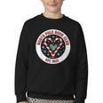 North Pole Book Club Shirt Candy Cane Christmas Youth Crewneck Sweatshirt