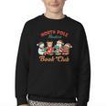 North Pole Readers Book Club Reading Book Christmas Youth Crewneck Sweatshirt North Pole Readers Book Club Reading Book Christmas Youth Crewneck Sweatshirt