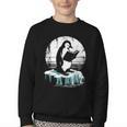 Penguin Reading A Book Vintage Graphic Bookworm Lover Youth Crewneck Sweatshirt Penguin Reading A Book Vintage Graphic Bookworm Lover Youth Crewneck Sweatshirt