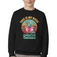 Pigeon Book Character Costume For Reading Day Youth Crewneck Sweatshirt Pigeon Book Character Costume For Reading Day Youth Crewneck Sweatshirt