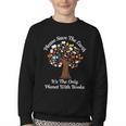 Please Save The Earth It's The Only Planet With Books Youth Crewneck Sweatshirt