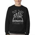 Plot Twist I'm Going To Be A Big Sister Literary Book Kids Youth Crewneck Sweatshirt Plot Twist I'm Going To Be A Big Sister Literary Book Kids Youth Crewneck Sweatshirt