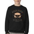 Poolside Book Club Summer Reading Book Lover Swimming Shirt For Men Women Youth Crewneck Sweatshirt Poolside Book Club Summer Reading Book Lover Swimming Shirt For Men Women Youth Crewneck Sweatshirt