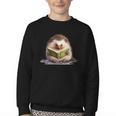 Porcupine Reading Book Hedgehog Book Lover Youth Crewneck Sweatshirt Porcupine Reading Book Hedgehog Book Lover Youth Crewneck Sweatshirt