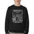 Protect Public Libraries Support Local Librarian Book Lover Youth Crewneck Sweatshirt Protect Public Libraries Support Local Librarian Book Lover Youth Crewneck Sweatshirt
