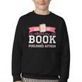 Published Author Ask Me About My Book Youth Crewneck Sweatshirt