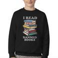 I Read Banned Books Bookworm Youth Crewneck Sweatshirt I Read Banned Books Bookworm Youth Crewneck Sweatshirt