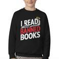I Read Banned Books Defiant And Bold Youth Crewneck Sweatshirt I Read Banned Books Defiant And Bold Youth Crewneck Sweatshirt