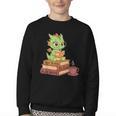 Read Books Be Kind Stay Weird Reading Bookworm Reader Youth Crewneck Sweatshirt