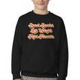 Read Books Lift Weights Fight Fascists Retro Reading Youth Crewneck Sweatshirt