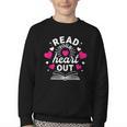 Read Your Heart Out Cute Teacher Women Book Lovers Youth Crewneck Sweatshirt Read Your Heart Out Cute Teacher Women Book Lovers Youth Crewneck Sweatshirt