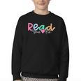 Read Your Heart Out Reading Librarian Book Across America Youth Crewneck Sweatshirt