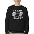 I Read Reading Book Librarian Across America Men Women Kids Youth Crewneck Sweatshirt