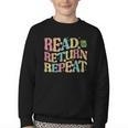 Read Return Repeat Read Reading Book Librarian Men Women Youth Crewneck Sweatshirt