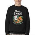 Read S'More Books Around Campfire National Book Week Youth Crewneck Sweatshirt