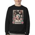 The Reader Tarot Card Shirt Bird Book Lover Bookworm Youth Crewneck Sweatshirt