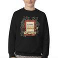 A Reader Without Their Book Is A Tragedy Dragon Rider Quote Youth Crewneck Sweatshirt