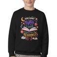Reading 6 7 Meme Six Seven Cozy Book Lover Teacher Youth Crewneck Sweatshirt Reading 6 7 Meme Six Seven Cozy Book Lover Teacher Youth Crewneck Sweatshirt