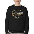 Reading 6–7 Teacher Librarian English Book Lover Quote Youth Crewneck Sweatshirt Reading 6–7 Teacher Librarian English Book Lover Quote Youth Crewneck Sweatshirt