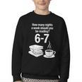 Reading 67 Meme English Teacher Book Lover Youth Crewneck Sweatshirt Reading 67 Meme English Teacher Book Lover Youth Crewneck Sweatshirt