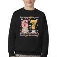 Reading 67 Teacher Six Seven Reading 6 7 Book Lover Youth Crewneck Sweatshirt