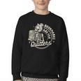 Reading Book Bookish Book Club Bookmarks Are For Quitters Youth Crewneck Sweatshirt Reading Book Bookish Book Club Bookmarks Are For Quitters Youth Crewneck Sweatshirt