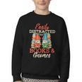Reading Gnomes Cute Easily Distracted By Books And Gnomes Youth Crewneck Sweatshirt Reading Gnomes Cute Easily Distracted By Books And Gnomes Youth Crewneck Sweatshirt