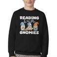 Reading With My Gnomies Gnomes Books Lover Bookworm Youth Crewneck Sweatshirt Reading With My Gnomies Gnomes Books Lover Bookworm Youth Crewneck Sweatshirt