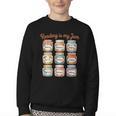 Reading Is My Jam Cute Jelly Jars Book Genres Youth Crewneck Sweatshirt