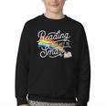 Reading Is The Key To Smart Book Lover Bookworm Reader Youth Crewneck Sweatshirt