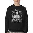 Reading Is A Privilege Vintage Reading Lover Books Youth Crewneck Sweatshirt Reading Is A Privilege Vintage Reading Lover Books Youth Crewneck Sweatshirt