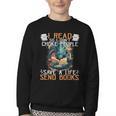 Reading Readers I Read Send Books Dragon Bookworm Tee Youth Crewneck Sweatshirt Reading Readers I Read Send Books Dragon Bookworm Tee Youth Crewneck Sweatshirt