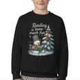 Reading Is Snow Much Fun Christmas Books Snowman Bookworm Youth Crewneck Sweatshirt Reading Is Snow Much Fun Christmas Books Snowman Bookworm Youth Crewneck Sweatshirt