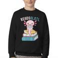 Reads Alotl Shirt Kids Readsolotl Read Axolotl Shirt Books Youth Crewneck Sweatshirt