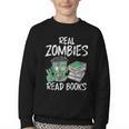 Real Zombies Read Books Zombie Youth Crewneck Sweatshirt Real Zombies Read Books Zombie Youth Crewneck Sweatshirt