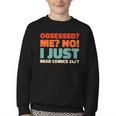 Retro Superheroes Art Graphic Novels Vintage Comic Books Youth Crewneck Sweatshirt Retro Superheroes Art Graphic Novels Vintage Comic Books Youth Crewneck Sweatshirt