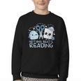 Rock Paper Scissors Nothing Beats Reading Book Lover Youth Crewneck Sweatshirt