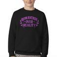 Romantasy Book Reader Aesthetic With Fantasy Feels Youth Crewneck Sweatshirt