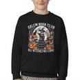 Salem Book Club Gothic Witch Vintage Halloween Art Youth Crewneck Sweatshirt Salem Book Club Gothic Witch Vintage Halloween Art Youth Crewneck Sweatshirt