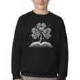 Shamrock Books St Patricks Day Bookworm Librarian Youth Crewneck Sweatshirt Shamrock Books St Patricks Day Bookworm Librarian Youth Crewneck Sweatshirt