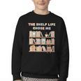 The Shelf Life Chose Me Bookstore Reading Lover Graphic Youth Crewneck Sweatshirt