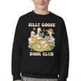 Silly-Goose Book Club Goose And Book Lovers Youth Crewneck Sweatshirt Silly-Goose Book Club Goose And Book Lovers Youth Crewneck Sweatshirt