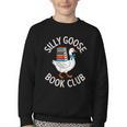 Silly Goose Book Club Reading Lover Youth Crewneck Sweatshirt Silly Goose Book Club Reading Lover Youth Crewneck Sweatshirt