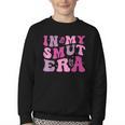 In My Smut Era Groovy Smut Book Reading Spicy Book Romance Youth Crewneck Sweatshirt In My Smut Era Groovy Smut Book Reading Spicy Book Romance Youth Crewneck Sweatshirt