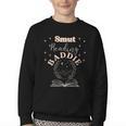 Smut Reading Baddie Smutty Book Lover Merch Women Romance Youth Crewneck Sweatshirt