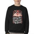 Sorry This Is a Date With My Book Valentine Youth Crewneck Sweatshirt