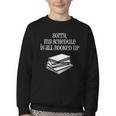 Sorry I'm All Booked Up Book Lover Librarian And Teacher Youth Crewneck Sweatshirt Sorry I'm All Booked Up Book Lover Librarian And Teacher Youth Crewneck Sweatshirt